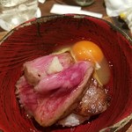 鳥茂 - 牛炙り飯