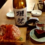 Hamayaki Kaisen Izakaya Daishousuisan - 【2019.2.12(火)】注文したお酒と料理