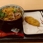 丸亀製麺 - 【2019.2.12(火)】鴨ねぎうどん(並盛)650円＋れんこん天110円