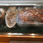 寿司栄 - ショウケースのネタ①