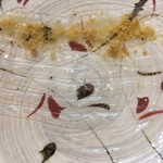 寿司栄 - のれそれ(アナゴの稚魚)接写