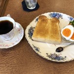 プチカフェ - モーニングセット（税込550円）