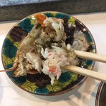 寿司栄 - 能登半島産毛蟹の雌、コレは稀少