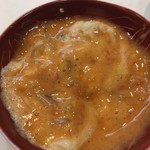 寿司栄 - 左をかき混ぜて