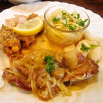 みすたーらいおん - カキフライとポークの醤油焼き