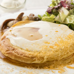 Mimolette & Mozzarella Pancakes Dinner