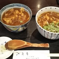日本橋 やぶ久 - ミニカレー丼、ミニカレー南蛮そばセット 1,026円 ♪