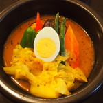 kanakoのスープカレー屋さん - Kanako'sチキングリルonライス（スープカレー）