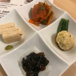 庵甫 - おつまみ　4点セット