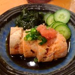 よし寿司 - あん肝。この日のは大ぶりで大満足！
