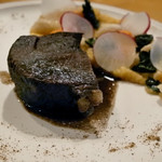 101843789 - 鳥取県産イノシシもも肉の煮込み リポリータと温野菜
