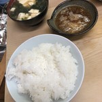 いもや - ご飯大盛りにしなくてよかった、普通盛りでも多め❣️