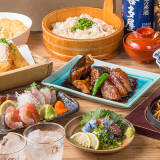 素材本来の味わいが楽しめる飲み放題付コースは3,000円～♪