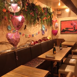 アジアンリゾート感満載のおしゃれな空間♪記念日のお祝いにも◎