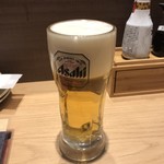 格安ビールと鉄鍋餃子 3・6・5酒場 - 生ビール 190円税別