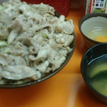 Kichijoujidomburi - 吉祥寺どんぶり　醤油にんにく丼（肉がっつり）