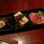 chopstick cafe 汁ベゑ - 季節の冷菜　3点盛