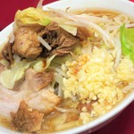 ラーメン二郎 - ラーメン小＋ニンニク多め