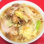 ラーメン二郎 - ラーメン小＋ニンニク多め