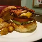 エーエス クラシックス ダイナー - コリアンポークベリーバーガー￥1550