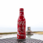 しずおかマルシェ  - ドリンク写真:コカ・コーラ富士山デザインボトル☆