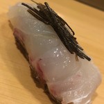 おけい鮨 - 鯛 レモンと塩昆布