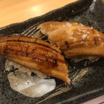 おけい鮨 - 柚子塩と甘だれの穴子