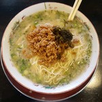 博多ラーメン なみへい - 替玉に辛ミンチ