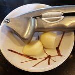 博多ラーメン なみへい - ニンニククラッシュ