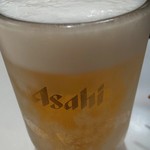 川福 本店 - 生ビール(中)　530円