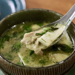 酒とタイ料理 ピッサヌローク - グリーンカレーヤシの木の新芽入り（ゲーンキャオワーン）