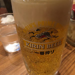 町田商店 - 生ビールは一番搾り