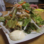 もつ焼 信 - お山の大将　生野菜サラダ（小）