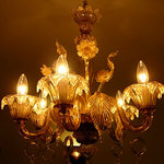 リッチ - ベネチア　ムラーノ・シャンデリアが馴染む優しい空間。