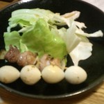 鳥ひろ - 焼き鳥（写真撮る前に一口やちゃいました）