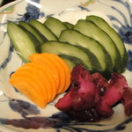 大衆割烹　春日 - お新香の盛合わせ