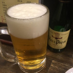 Yakitori Wakatake - 二杯目はビール