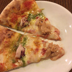 ナポリの食卓 - バジルのピザ