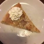 ナポリの食卓 - メープルホイップのピザ