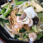 チャイナレストラン 横浜 - 五目ヤキソバ 780円 大盛100円増し