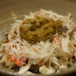 赤坂 詠月 - 蟹河豚飯（味噌載せ）