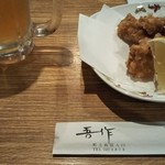 吾作 - なんこつ唐揚げ。ジューシーで旨い。意外とポクポク食べやすい。