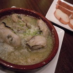 アジアンビストロDai - アヒージョの牡蠣￥580