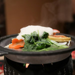 月のうさぎ - 2019年2月再訪：中皿 温泉蒸し☆