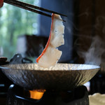 月のうさぎ - 2019年2月再訪：金目鯛のしゃぶしゃぶ☆