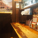 らーめん 空 - 店内（カウンター席）