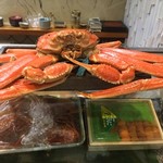 寿司栄 - 調理前の加能蟹