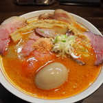 ラーメン屋 切田製麺 - 海老味噌チャーシュー麺