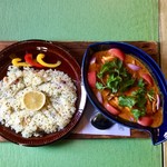 スプーンソング - ケーララスパイス仕立てのフィッシュベルベレ・アフリカンBURN 1,300円