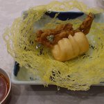 香桃 - ソフトシェルクラブの揚げ物　香り塩炒め 